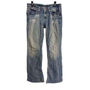 Vintage Big Star Sweet Low Boot Embroidered Jeans Size 31 Long Women’s